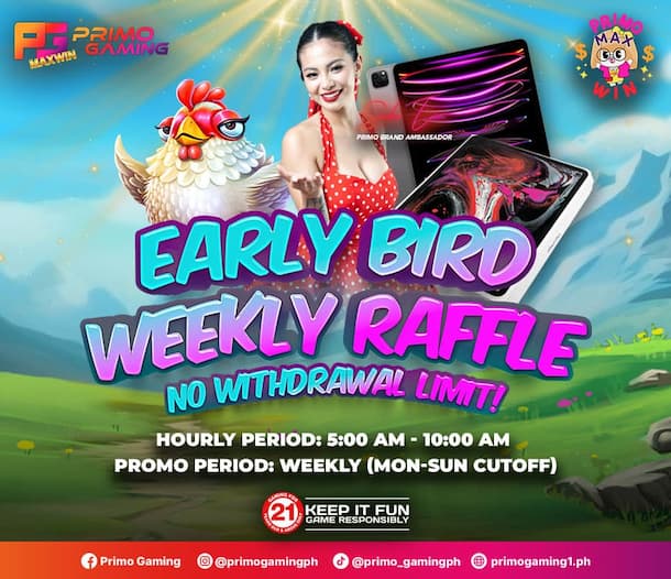 Early Bird Weekly Raffle - Mobile Version