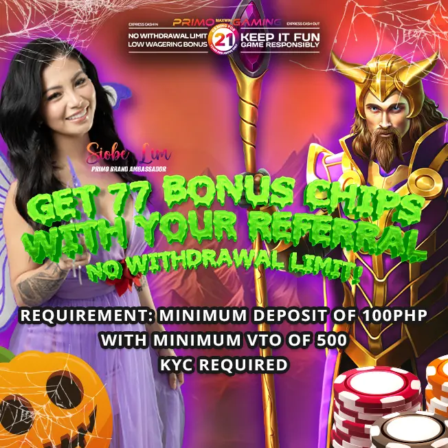 GET 77 BONUS CHIPS - Mobile