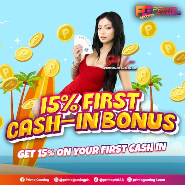 15% First Cash In Bonus
