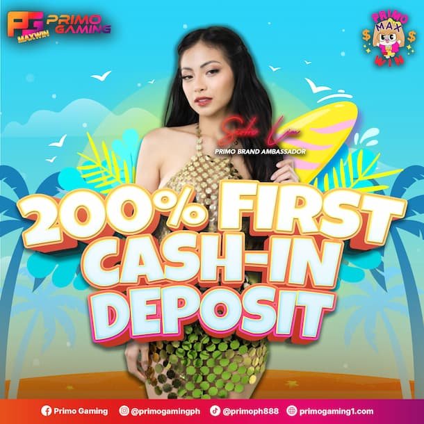 200% First Cash-in Deposit Summer Themed - Square Version