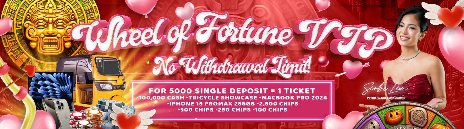 Wheel of Fortune VIP - Vday Desk